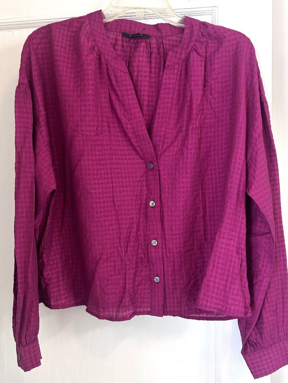 NWT Banana Republic Jacquard Puff Sleeve, SZ L